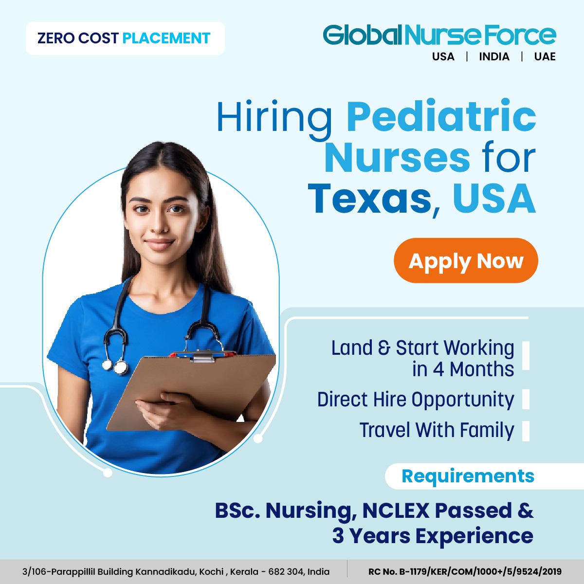 We are hiring NCLEX passed Pediatric nurses for a prestigious healthcare facility in Texas, USA. 

Click the link zurl.co/gCTu to apply and live your American dream. 

#USOpportunities #ApplyToday #usnurse #usanurse #nclex #ielts #ieltsprep #ieltsexam #oet #oetprep