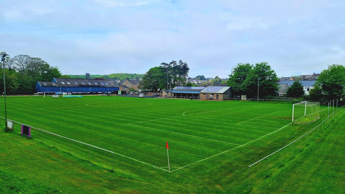 Monday 6th May, pitch has been prepared ready for this afternoons Cup final! 🏆𝗣𝗥𝗘𝗦𝗜𝗗𝗘𝗡𝗧𝗦 𝗖𝗨𝗣 𝗙𝗜𝗡𝗔𝗟🏆 Entry is £6 and £3 concessions. Ulverston Rangers v Pause United 🏟️ Railway Meadow, Sponsored by Joss Engineering