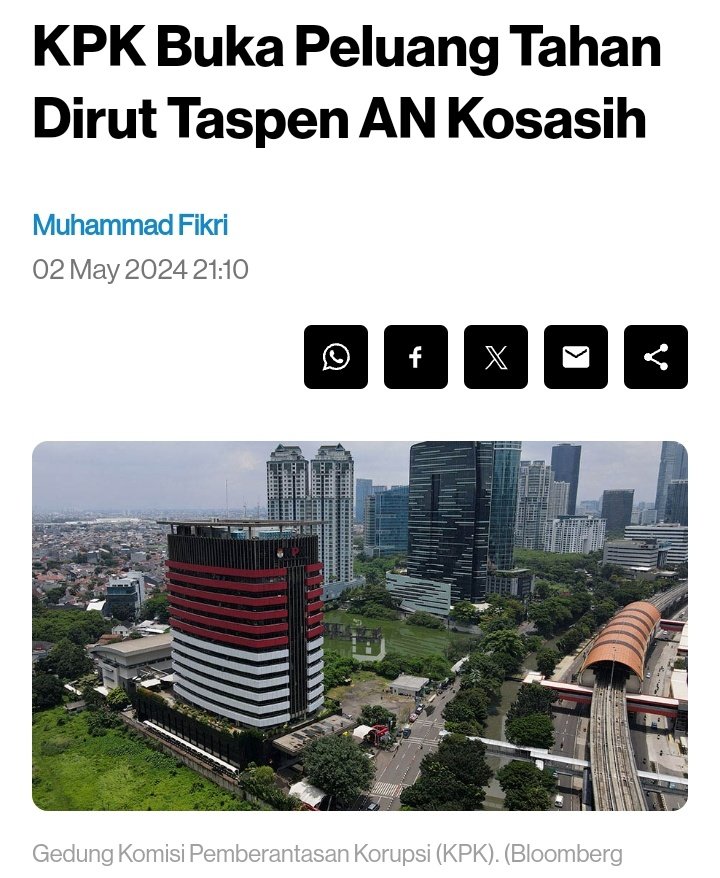 Sekedar info sappo, direktur Taspen itu orang bermasalah, tp ttp diangkat jadi direktur sm @erickthohir . Dan yg lebih parah dibela habis2an sama @kurawa BuzzeRP @psi_id, sampai bikin #sinetwit sgt panjang. Kira2 dibayar brp? Uang dr mana, apa bkn hasil korupsi? Coba yg belum…