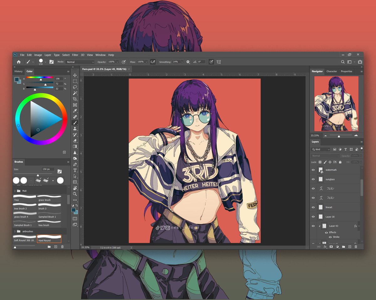 nest_virgo's tweet image. Frieren PSD files now available in my Ko-fi 🔥 //

Link available in my bio