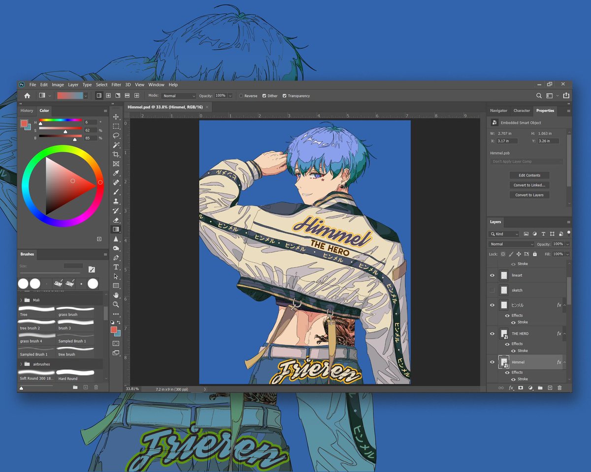 nest_virgo's tweet image. Frieren PSD files now available in my Ko-fi 🔥 //

Link available in my bio