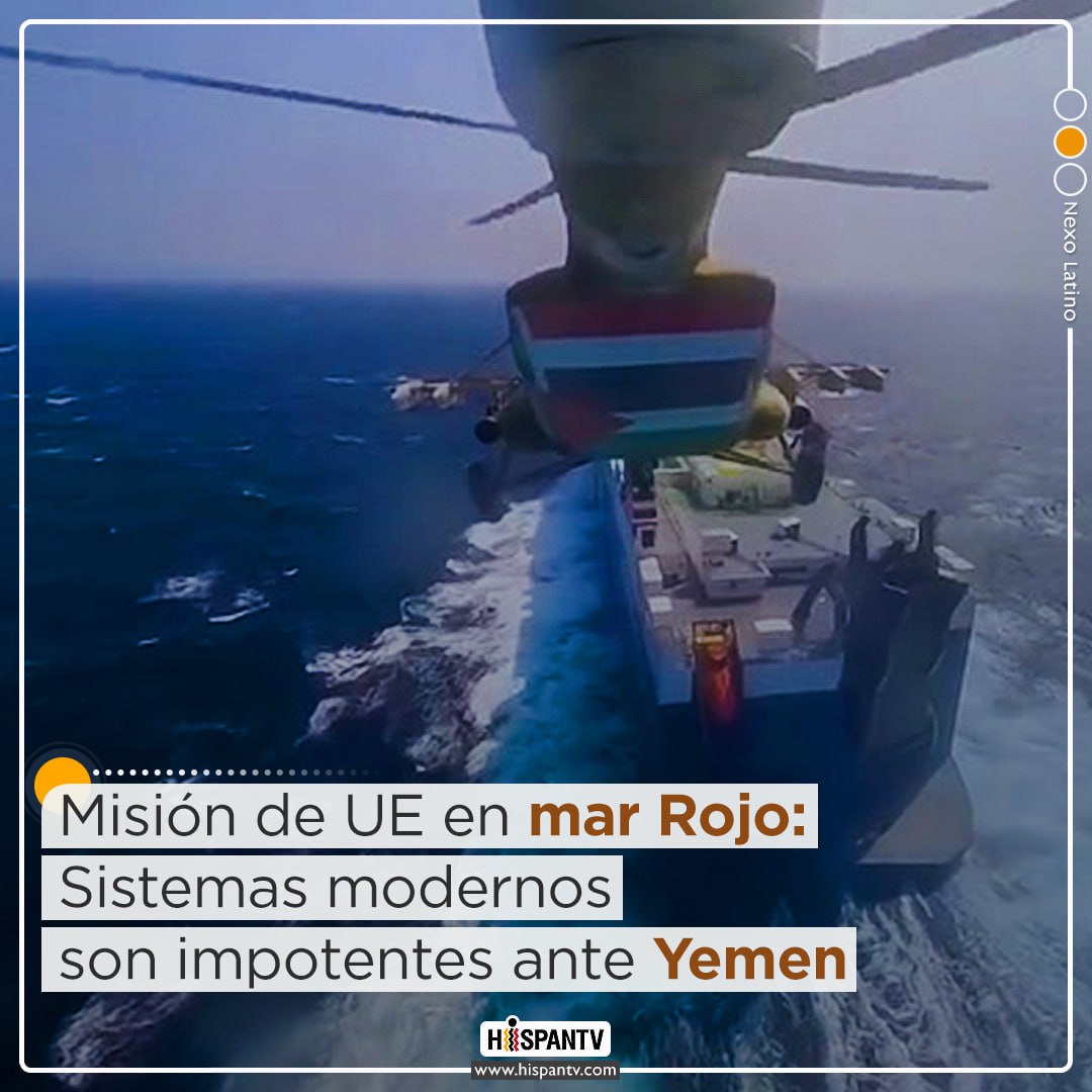 ‼️⚠️💥El comandante operacional de la misión naval Aspides de la Unión Europea (UE) en el mar Rojo alerta sobre las capacidades del Ejército de #Yemen ante conflictos.

🔗 Más detalles aquí
⭕️SÍGANOS EN WHATSAPP | TELEGRAM | 𝕏 | INSTAGRAM | VK