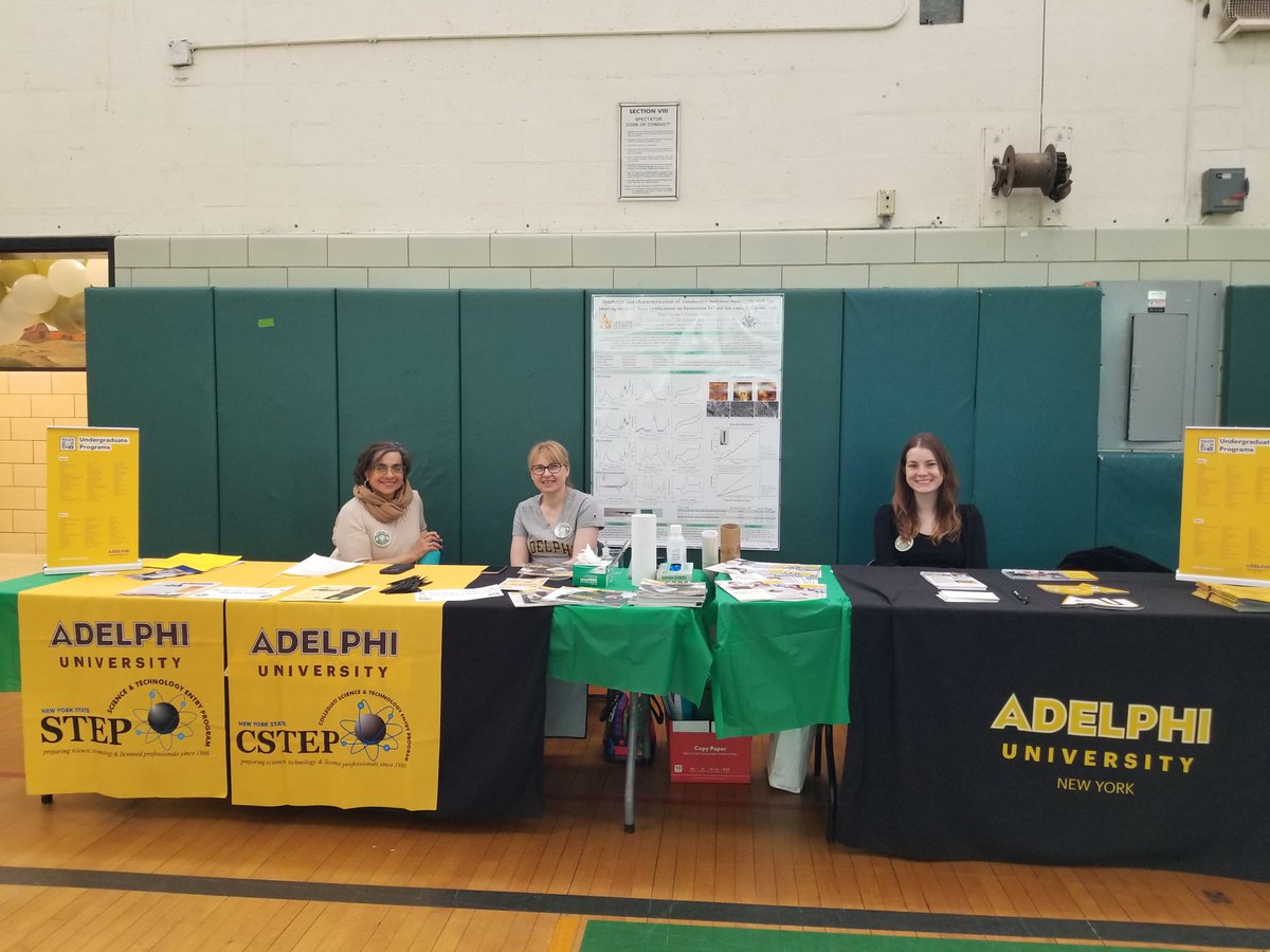 Thank you Dr. Riordan, Dr. Widera, and the Admissions Team from @AdelphiU for helping to make our first STEAM event @onewestbury a HUGE success!  It is with generous partners like you that truly help us to provide enriching and engaging instruction to ALL students.  #STEAMforALL