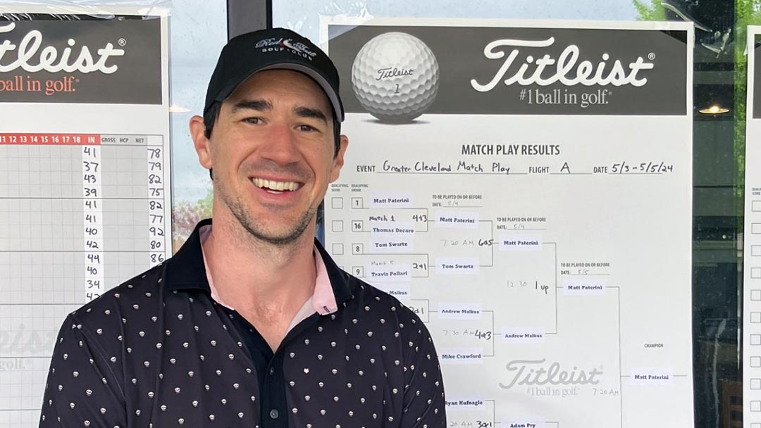 FINAL RESULTS: 2024 CMG Match Play Championship Qualifying medalist Matt Paterini topped Adam Prey in the Finals to win the title; Devon Goldberg chipped in at the last to win the B... READ MORE: northernohio.golf/final-results-…