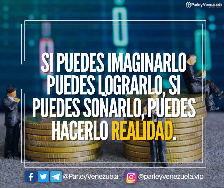 ParleyVenezuela's tweet photo. ☀️¡Buenos Dias Familia!☀️ No juzgues cada día por lo que cosechas, sino por las semillas que plantas recuerda que si puedes imaginarlo puedes lograrlo, si puedes soñarlo, puedes hacerlo realidad.

#FelizLunes #06Mayo #FelizInicioDeSemana https://t.co/UTszc0KLLU
