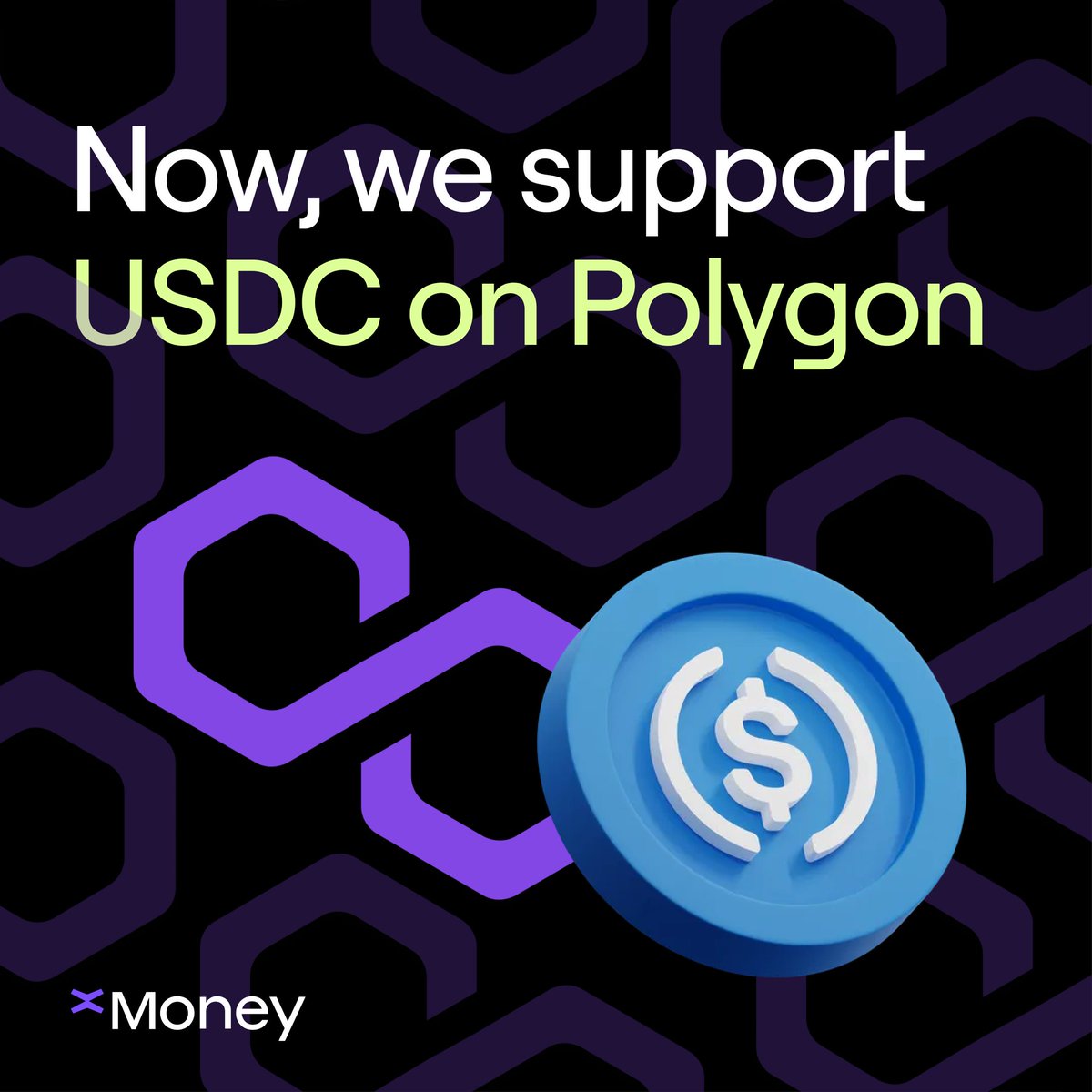 Guess what? We're bringing even more flexibility to your payments. Because #xMoney just added #USDC on Polygon to the lineup! 🎉

What does this mean for you? More options, of course, for both users and businesses.

Whether you're paying salaries, buying a house, or even a gift…