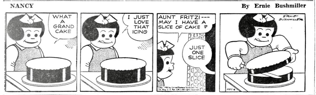 Nancy By Ernie Bushmiller May 6,1950