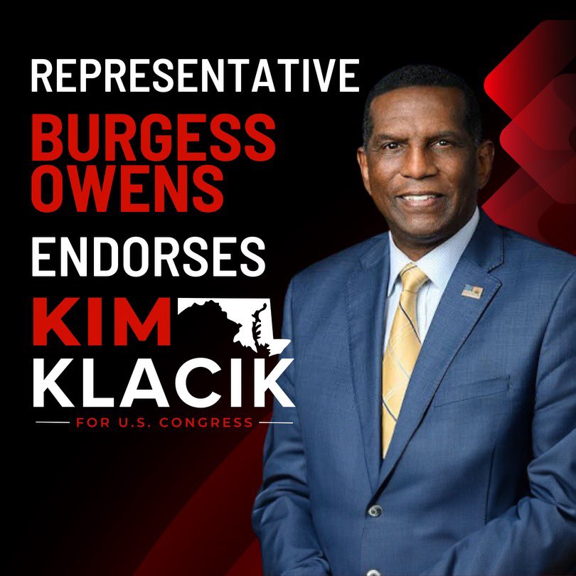 Starting the week off with another great endorsement! Early voting continues to May 9th. Primary Election Day is May 14th. Thank you @RepBurgessOwens 🇺🇸 Donate➡️ KimKForCongress.com