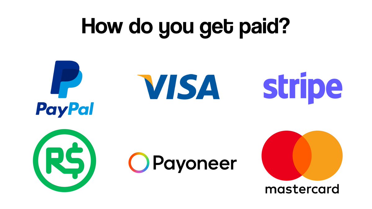 GgVideoEditing's tweet image. Video editors, 

What is the best payment method to get paid in?

Mine is Robux.