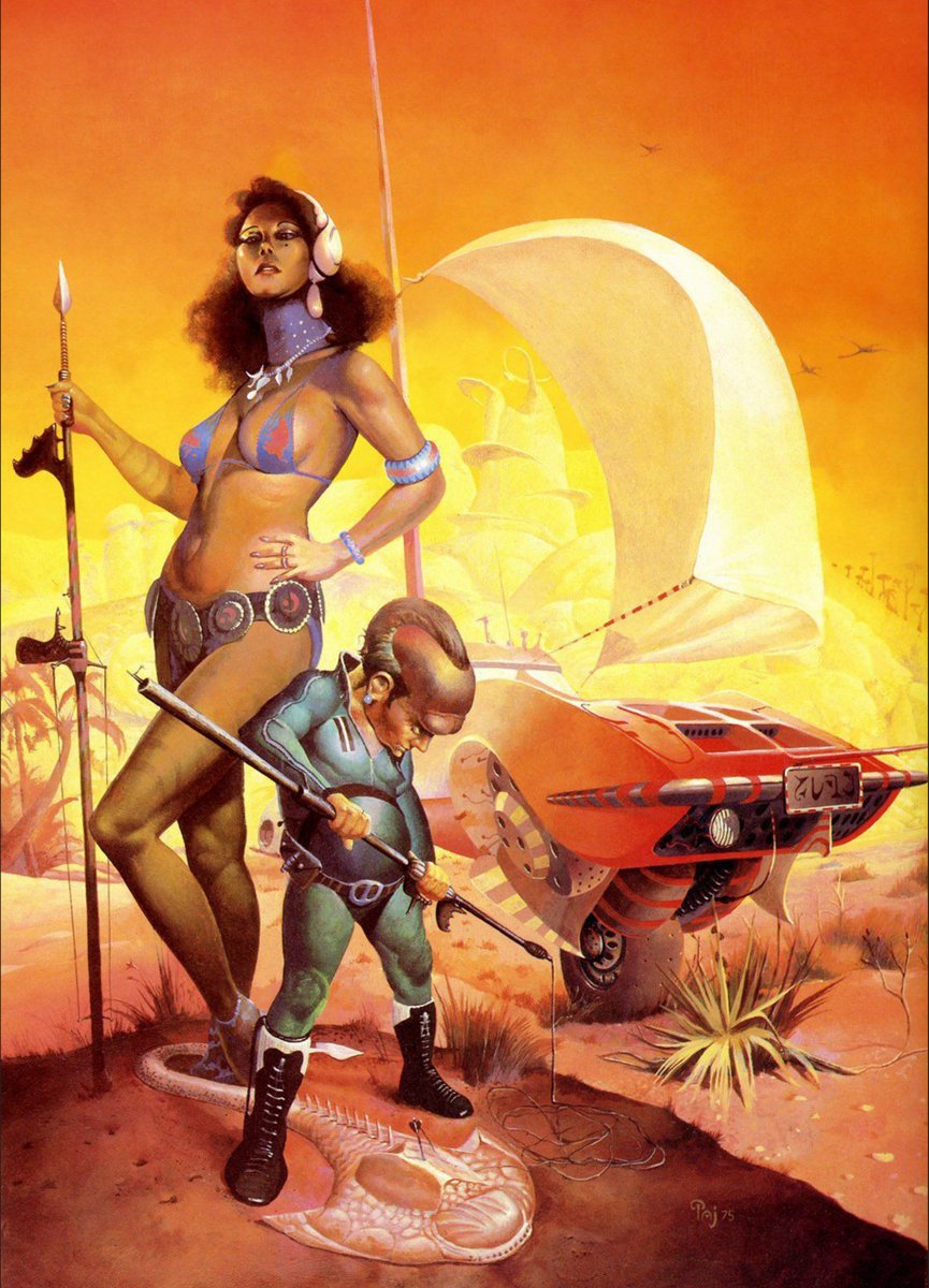 'Vermilion Sands' cover by Peter Andrew Jones (1974)
#scifiart