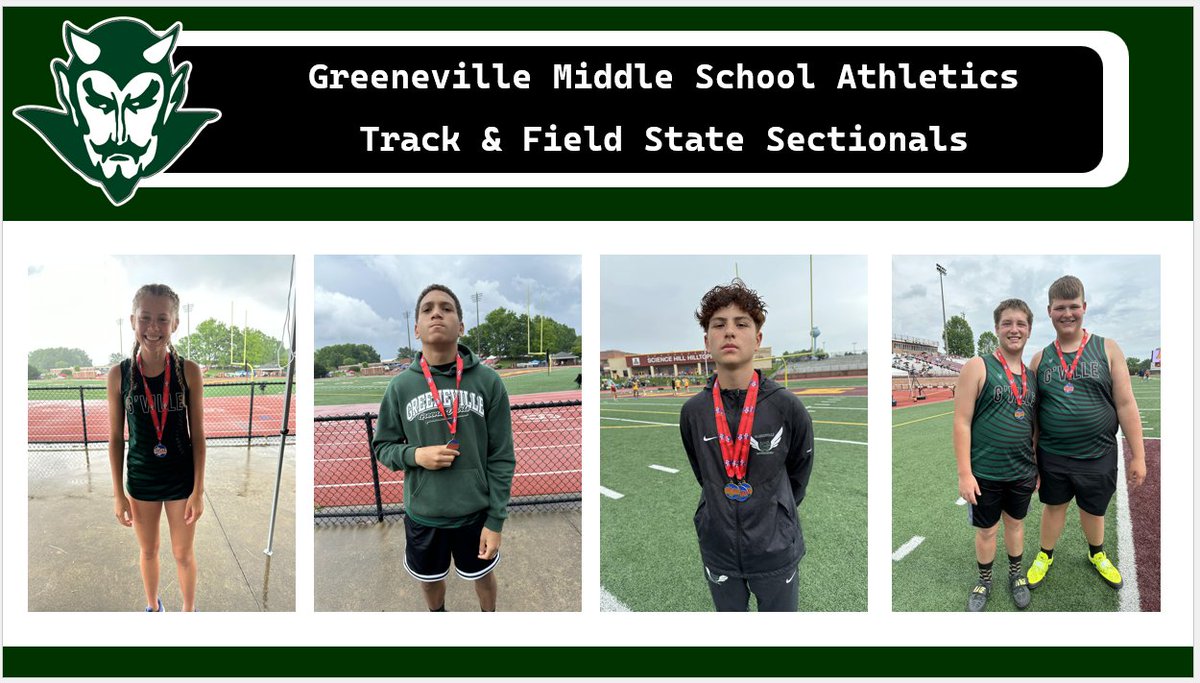 GMS Athletics, Track & Field TMSAA Track & Field State Sectionals 05-04-2024 Go Devils! #RISEasONE #WEoverME @gms_tn @racheladamstn @CoachMcCall65 @PhilbeckGMS @bowmanm21 @Sizemore48 @Mrs_MooreTN