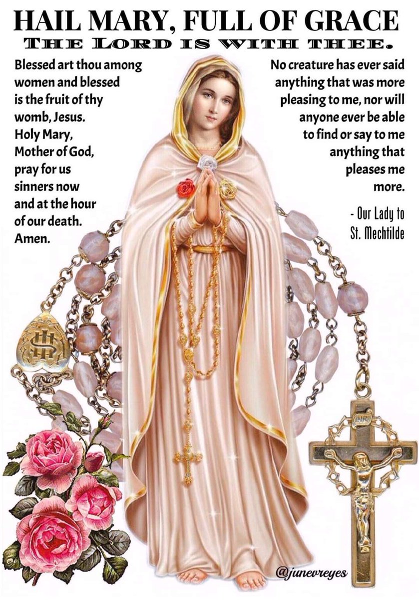 During this month of May, the Month of Mary, let us pray the Rosary fervently…