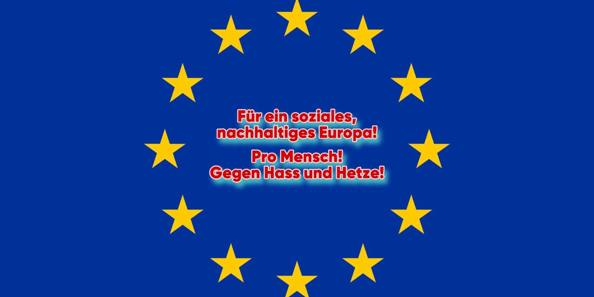 Die #Europawahl steht an. Wähle sozial, nachhaltig und glaubwürdig. Pro #Mensch, gegen Hass und Hetze!

#Europa
#Deutschland
#Europawahl
#Europawahl2024
#Europawahl_2024
#EUWahl
#EUWahl2024
#EU_Wahl_2024
#EU2024
#EU_2024
#EU
#Europa2024
#Europa_2024
#Europe2024
#Europe_2024