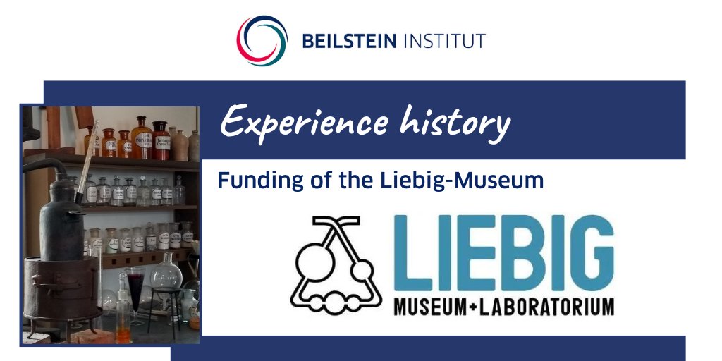 Experience history 🧪 ⚗️– The Beilstein-Institut supports the renovation of the Justus Liebig Museum @liebigmuseum in Giessen, Germany. After parts of the museum were destroyed in a fire, we’re delighted to support its reconstruction: 🔗 beilstein-institut.de/en/funding/lie… #chemhistory