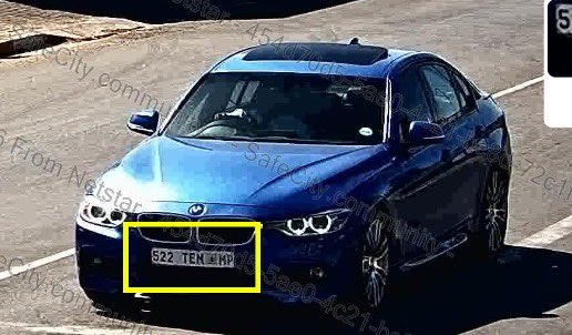 This BMW was hijacked in eMalahleni last night. #CrimeWatch