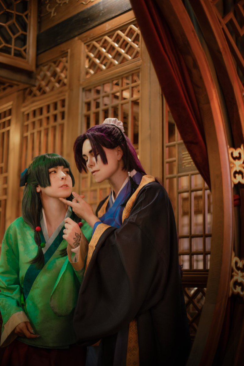 I haven't posted this here so... Let's see. Kusuriya no Hitorigoto (The Apothecary Diaries) Me as Jinshi Nacora as Maomao Photo by Alfie #jinshixmaomao #kusuriyanohitorigoto