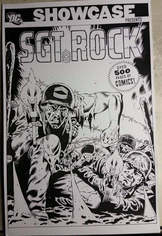 Here's a commish for an old army pal...a cover recreation with his likeness in the lower right.