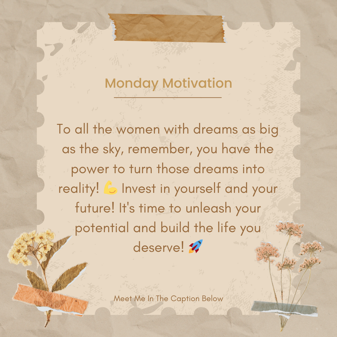TPHomemaker's tweet photo. 🌟 Believe in Yourself, Boss Ladies! 🌟

To all the women with dreams as big as the sky, remember, you have the power to turn those dreams into reality! 💪 Invest in yourself and your future with our passive income course. https://t.co/vKGivrIh8Y