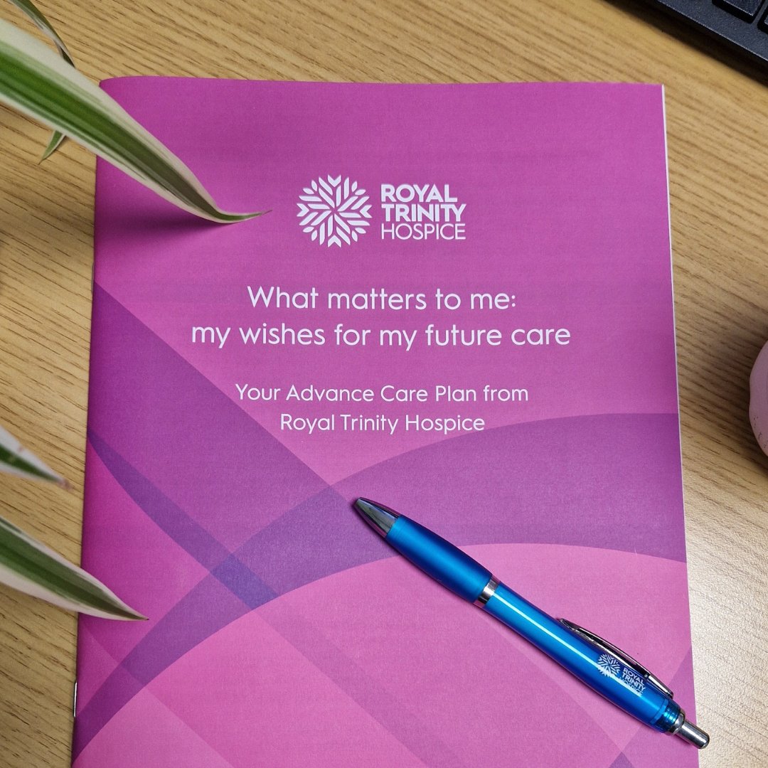 Join us at our Café on Thursday to chat about the importance of planning ahead and get a free 'What Matters to Me' booklet. 📅 Thursday 9 May 🕕 6:00PM - 7:30pm 📍 Royal Trinity Hospice Book your tickets using the link below ⬇️ royaltrinityhospice.london/Event/power-of…