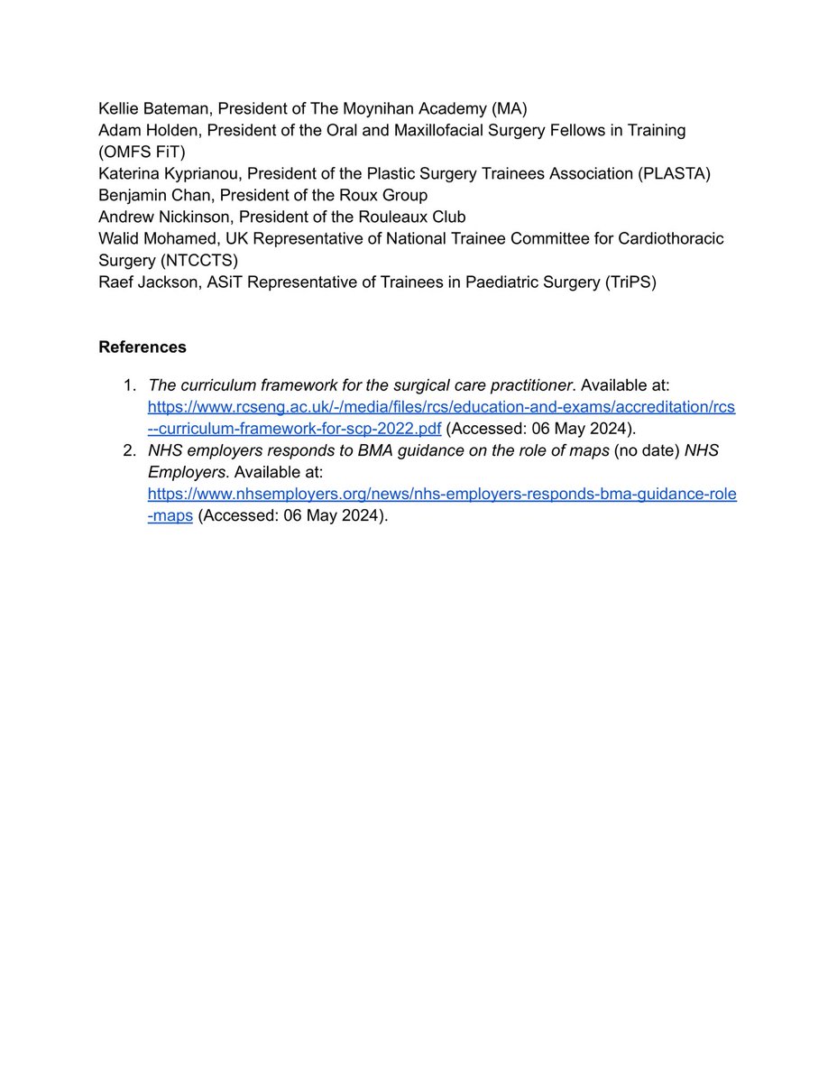 ASiT and the Surgical Specialty Training Organisations have released a joint statement in response to a recently published in The Annals of the Royal College of Surgeons England What should be the #priorities in delivering surgical care? Share with us your thoughts 🔗…