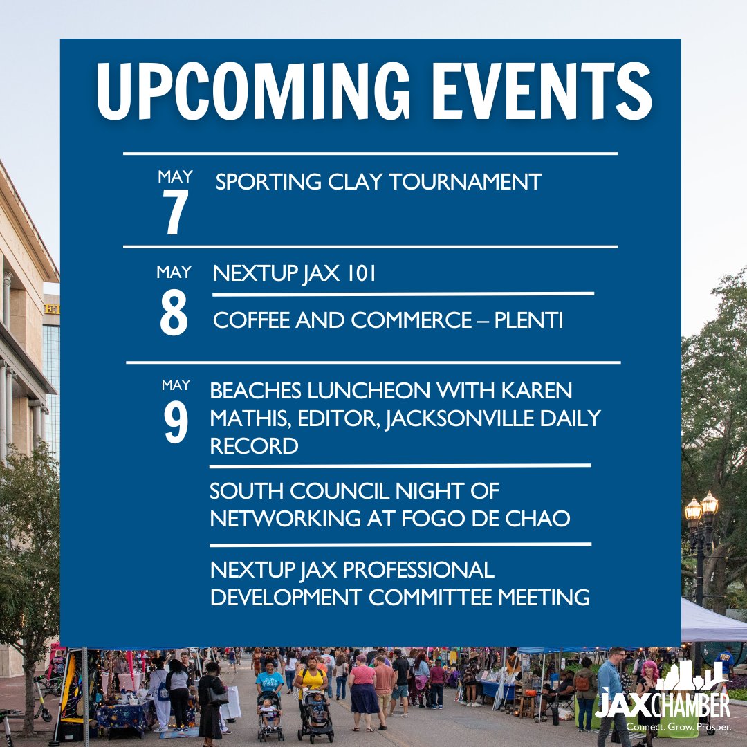 Check out this week’s events. Be sure to share with your colleagues and peers!