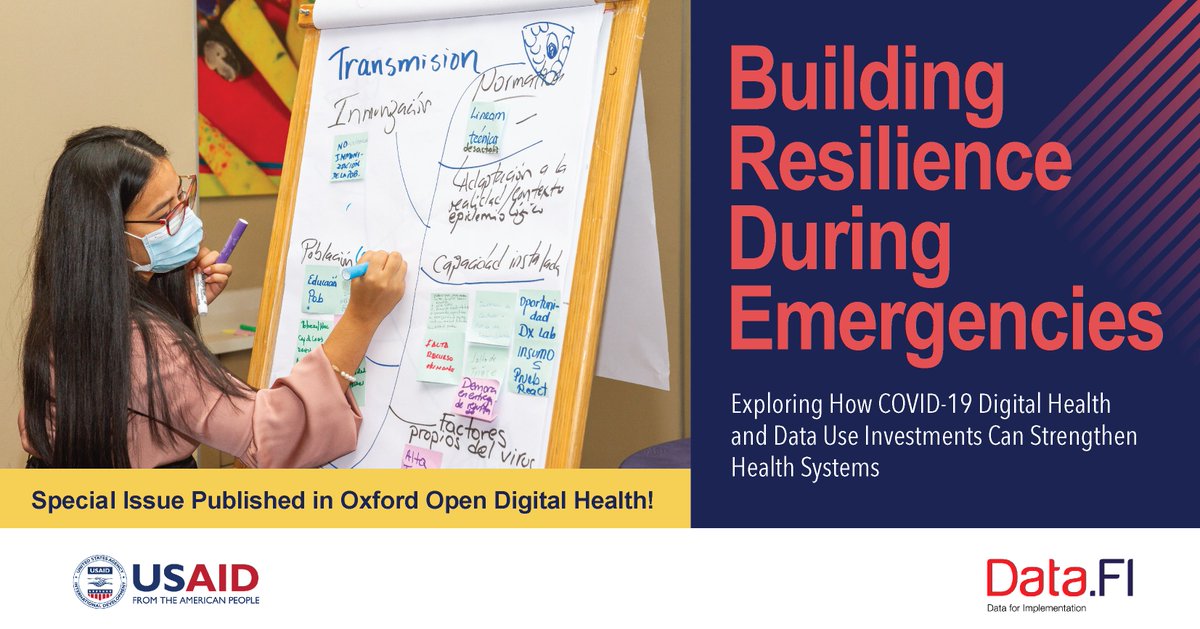 ⬆️Increasing vaccination rates ⬇️Decreasing response time Prior investment in #digitalhealth enabled @USAID partner countries to more quickly & effectively respond to COVID-19. Learn how in the new publication of @OxUniPress Open Digital Health Journal: academic.oup.com/oodh/issue/2/S…