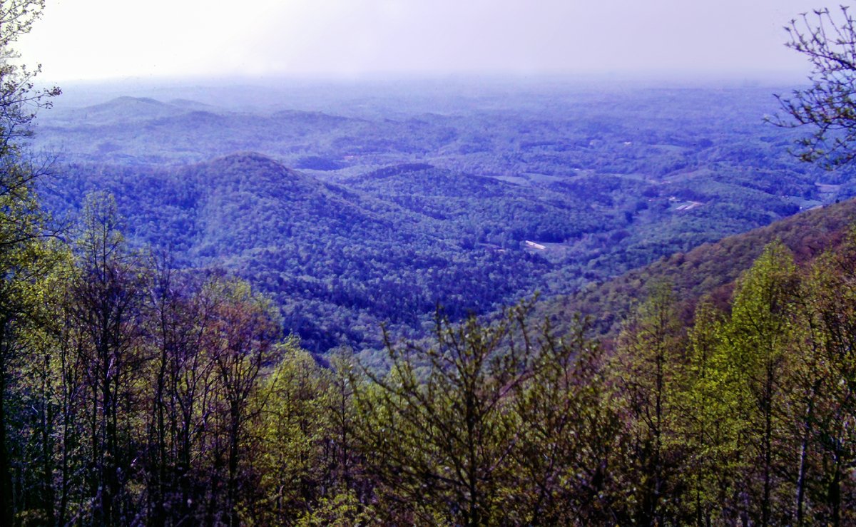 May 6, 1983, 41 years ago today: My camera received heavy use this morning as well, as I traversed another group of scenic ridges with equally picturesque names.

#backpacking #hiking #outdoors #landscapephotography #Georgia #nature #forest #mountains #AppalachianTrail