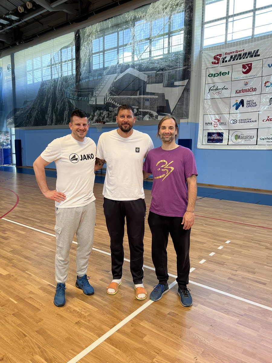 Fina dagar i Kroatien med två stora kroatiska ex handbollsspelare.