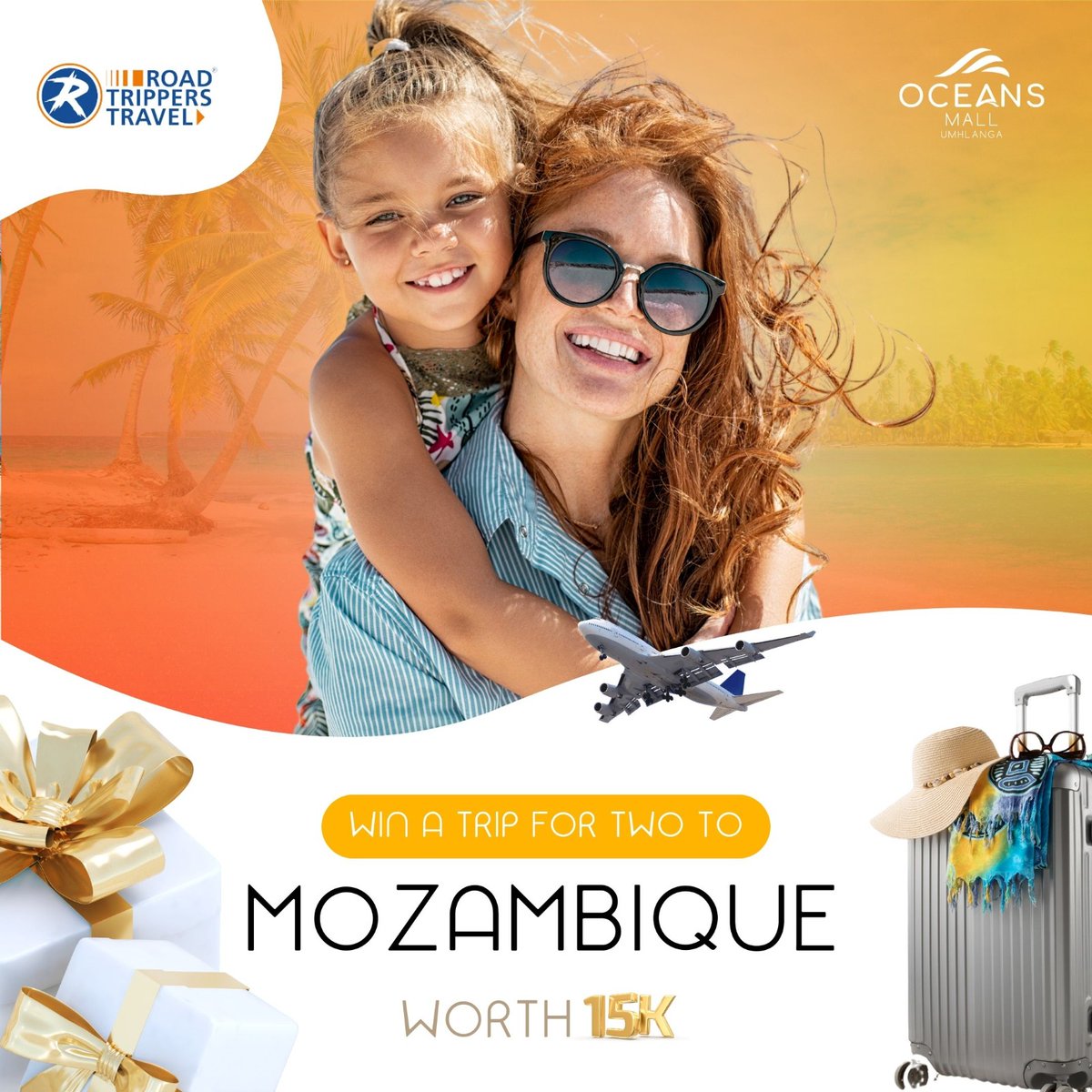 Spoil Mom this #MothersDay! 💖 Win a dream getaway for TWO to Mozambique! 🌴🌊 Spend R350+ at Oceans Mall throughout the month of May, submit receipts at the information desk, enter to win! 🎁T&Cs apply. 

#MothersDay #Giveaway #EnterToWin #OceansMall