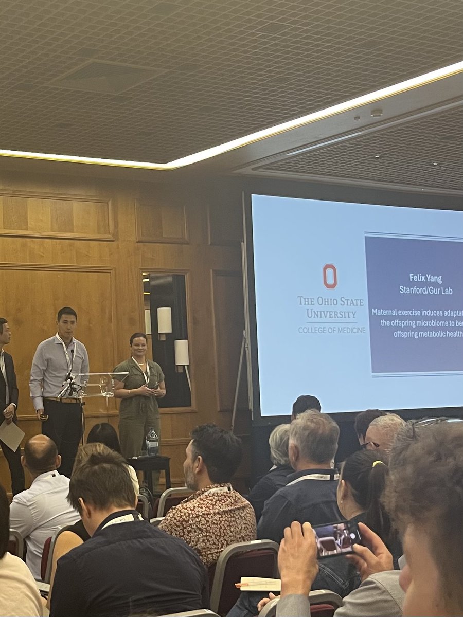 Excellent poster teaser by Felix Yang this morning at #Exmet2024 ! @TamarGurMDPhD <a href="/OSUWexMed/">The Ohio State University Wexner Medical Center</a> <a href="/OhioStateDHLRI/">OhioStateDHLRI</a> <a href="/OhioStateSurg/">Ohio State Wexner Medical Center Surgery Dept.</a>