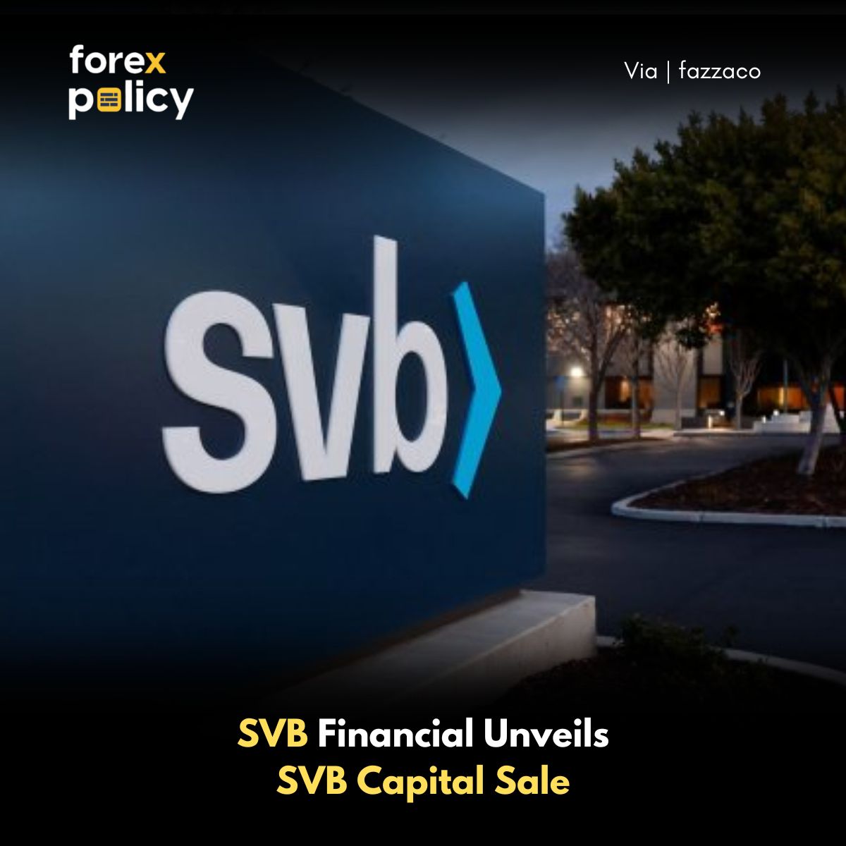 forexpolicy's tweet image. Exciting news in finance! 

SVB Financial Group sells SVB Capital to Pinegrove Capital Partners, backed by Brookfield and Sequoia Heritage. Stay tuned for updates on this transformative deal.

#SVBFinancial #SVBCapital #BusinessNews #Finance #Investment #Acquisition