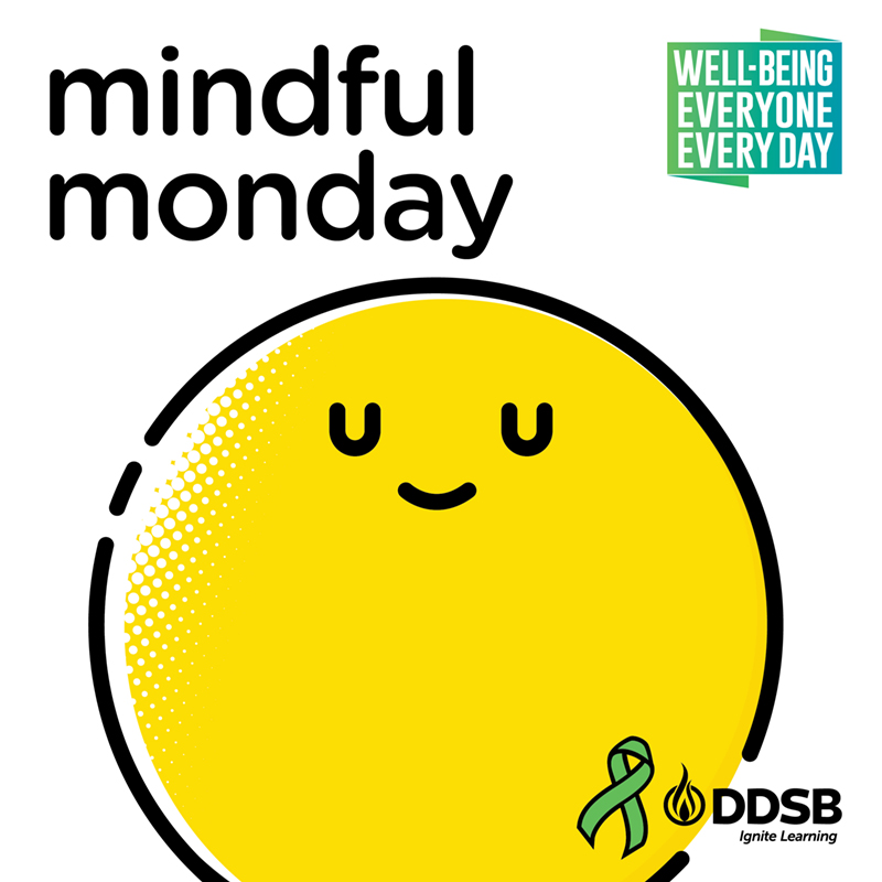 Mindful Monday:
Mindfulness means paying attention on purpose, and which can help us focus, think, feel, and act during stressful moments.

#MindfulMonday