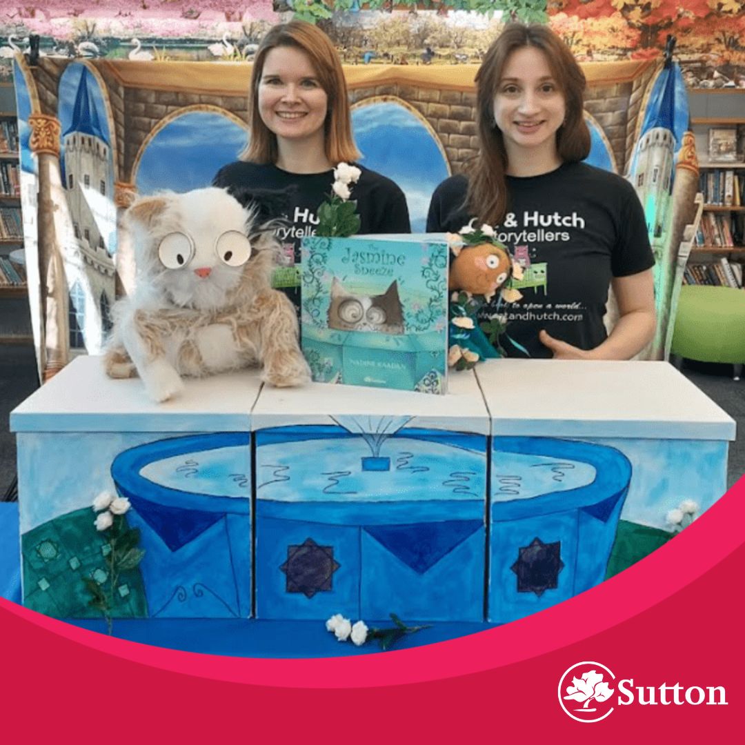 Join @CatAndHutch at Sutton Central Library for this fantastic half term show! Using storytelling, character play, puppetry and song, theatre makers Cat & Hutch bring Haroun’s story to life in an interactive adaptation of “The Jasmine Sneeze”. events.sutton.gov.uk/event?id=124126