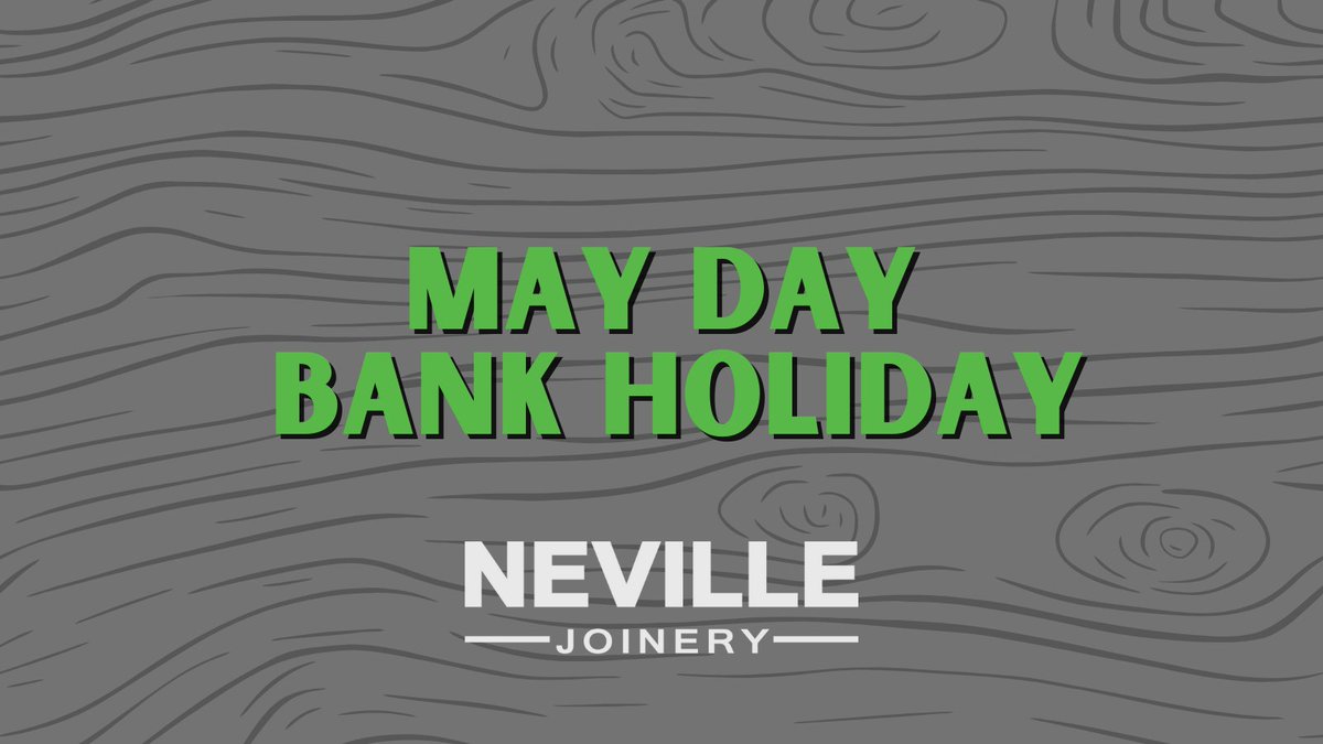 In celebration of the May Day Bank Holiday, our offices will be closed today. We will be back tomorrow, ready to assist you with all your joinery needs as usual. Wishing each and every one of our team, clients and partners a wonderful day. #Joinery #BankHoliday