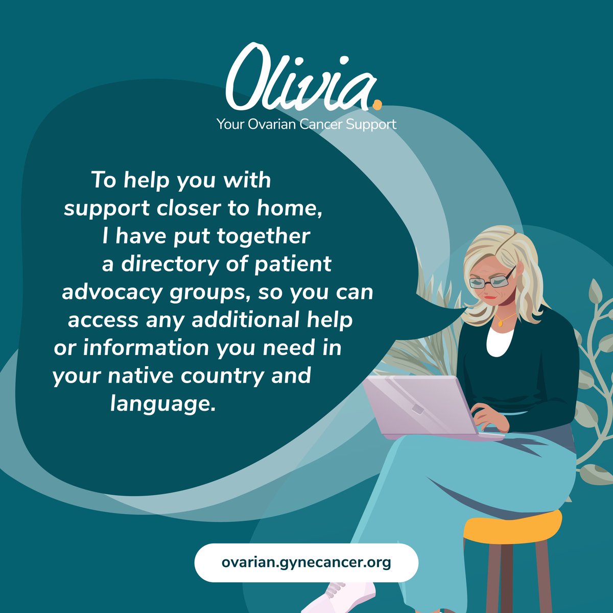 Olivia is a digital patient pathway designed to support our patients living with #ovariancancer. It includes articles, patient stories and resources. Explore Olivia today. 👉 ovarian.gynecancer.org #WorldOvarianCancerDay