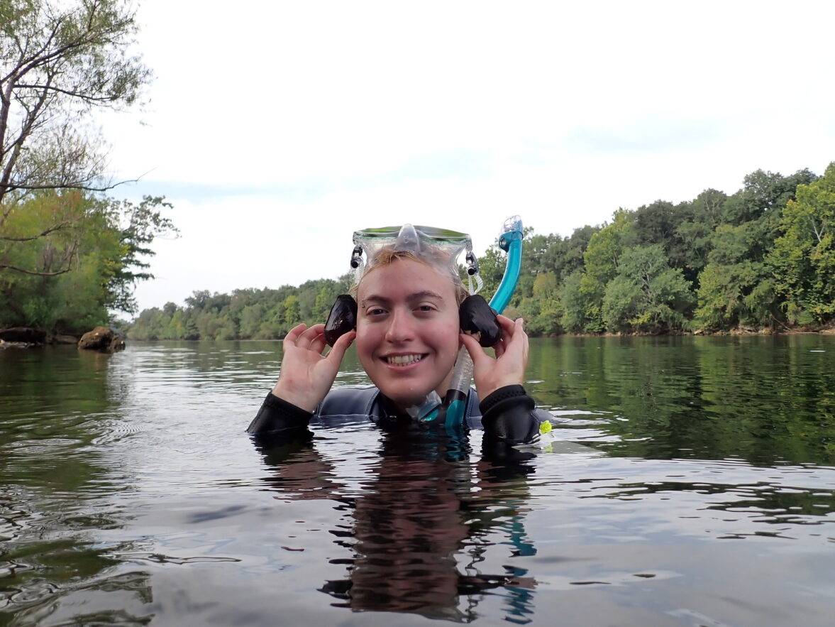 It's Mussel Monday! Elliptio crassidens, aka elephant ear,🐘👂️ is a common river mussel species in the lower Flint River basin. Sometimes found in large clusters, they often have a highly eroded outer shell since they're often in rocky substrate with faster moving water.