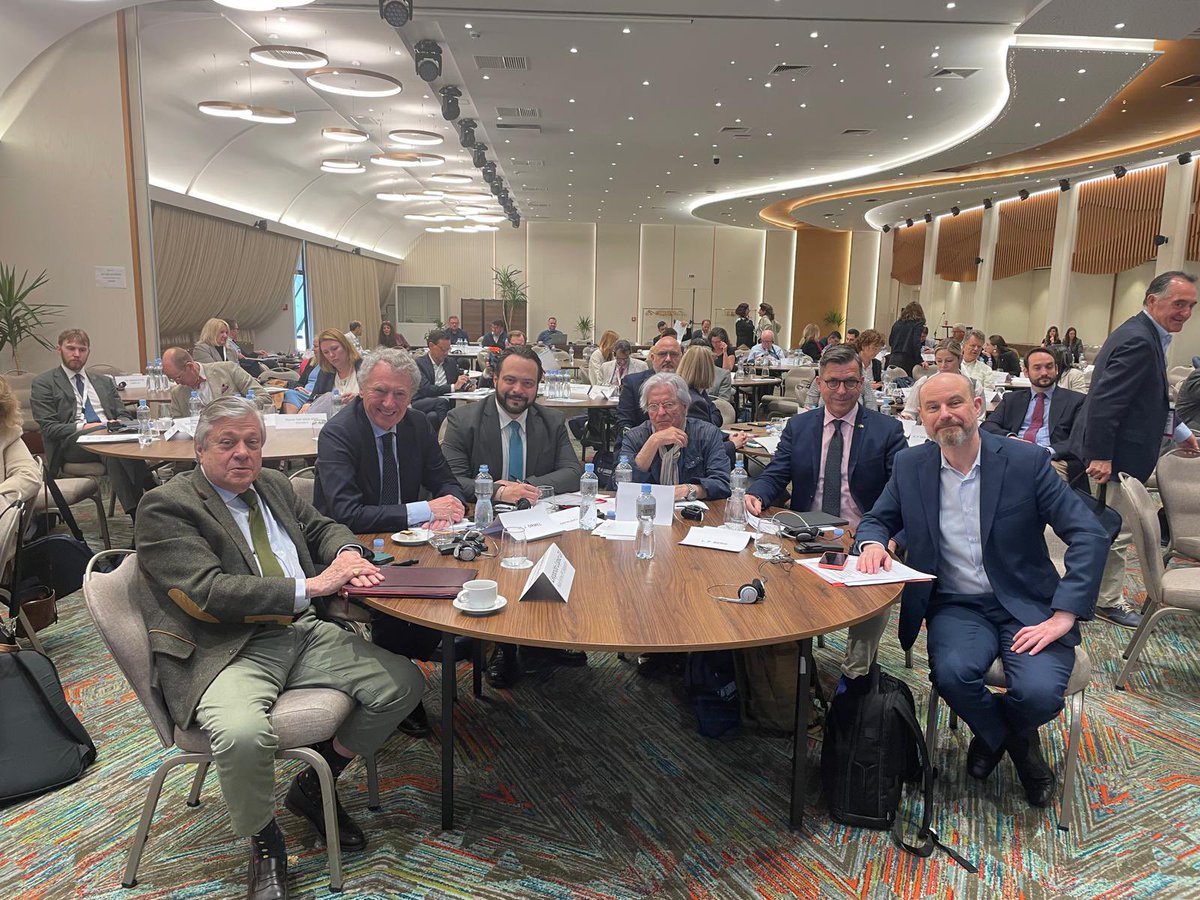 🗳️Prepping for the observation mission on May 8th: The EU Parliament delegation in North Macedonia🇲🇰 met with the @AmbassadorEU and other parliamentary delegations. The @Europarl_EN is supporting with @LeopoldoLopezG,Javier Nart, @VladoBilcik,@henkjanormel, @FMCastaldo, @L_P_Berg