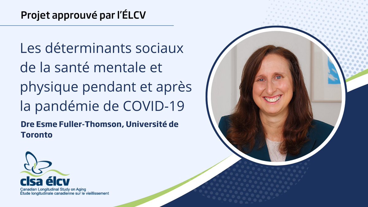⭐: Dre Esme Fuller-Thomson @EsmeUofT, Université de Toronto @UofT 📝: Les déterminants sociaux de la santé mentale et physique pendant et après la pandémie de COVID-19 🔗: ow.ly/7BrK50RlvNG
