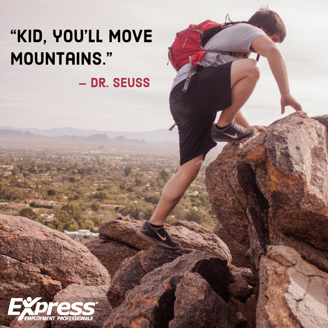 For you to move those mountains, you must believe in yourself.

#ExpressPros #MotivationMonday