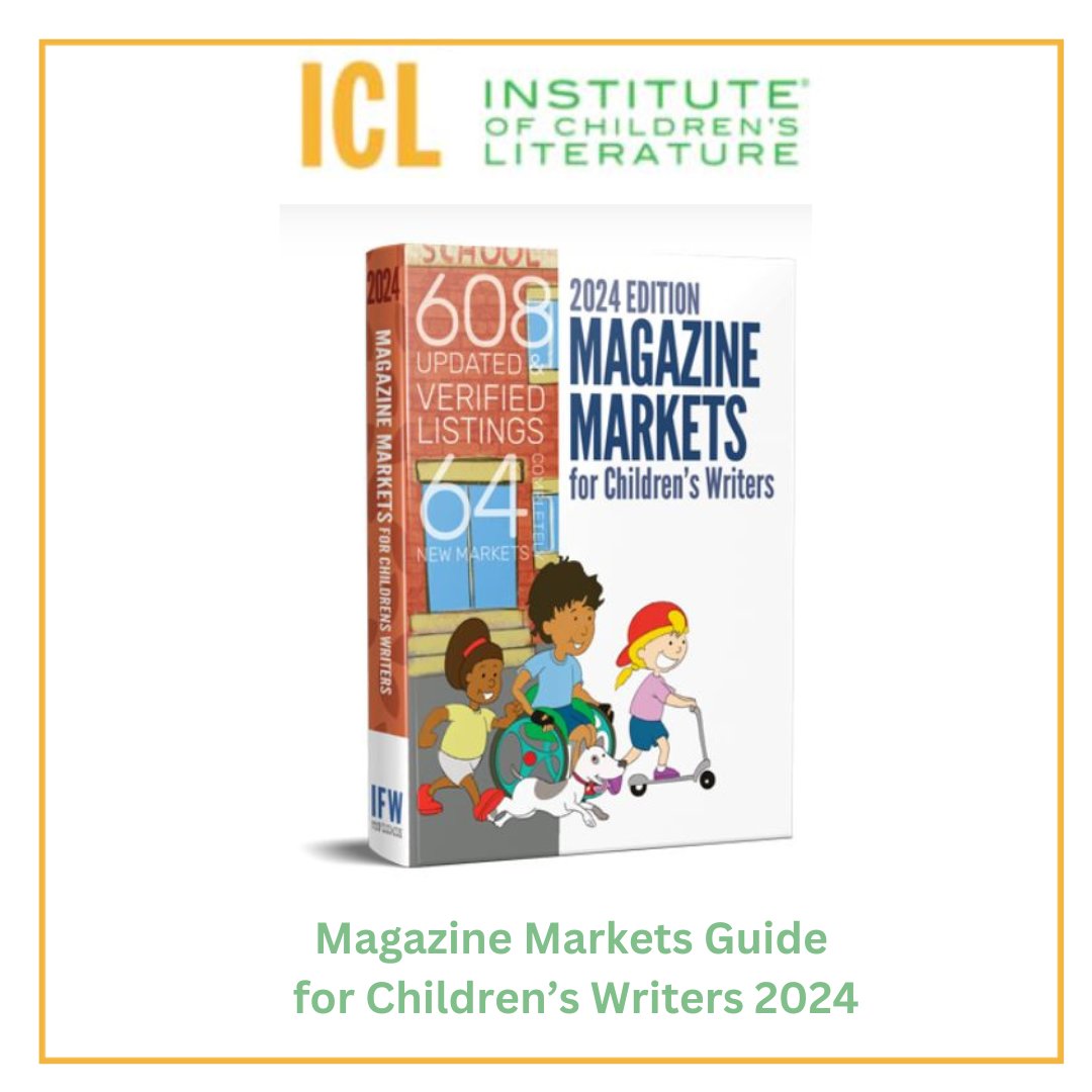 Thrilled to be a contributor in the Magazine Markets Guide for Children’s Writers 2024 | ICL edited by Marni McNiff instituteforwriters.com/product/magazi… @Institutekidlit @seymouragency @TheBookofNadias @SueAtkins @12x12Challenge