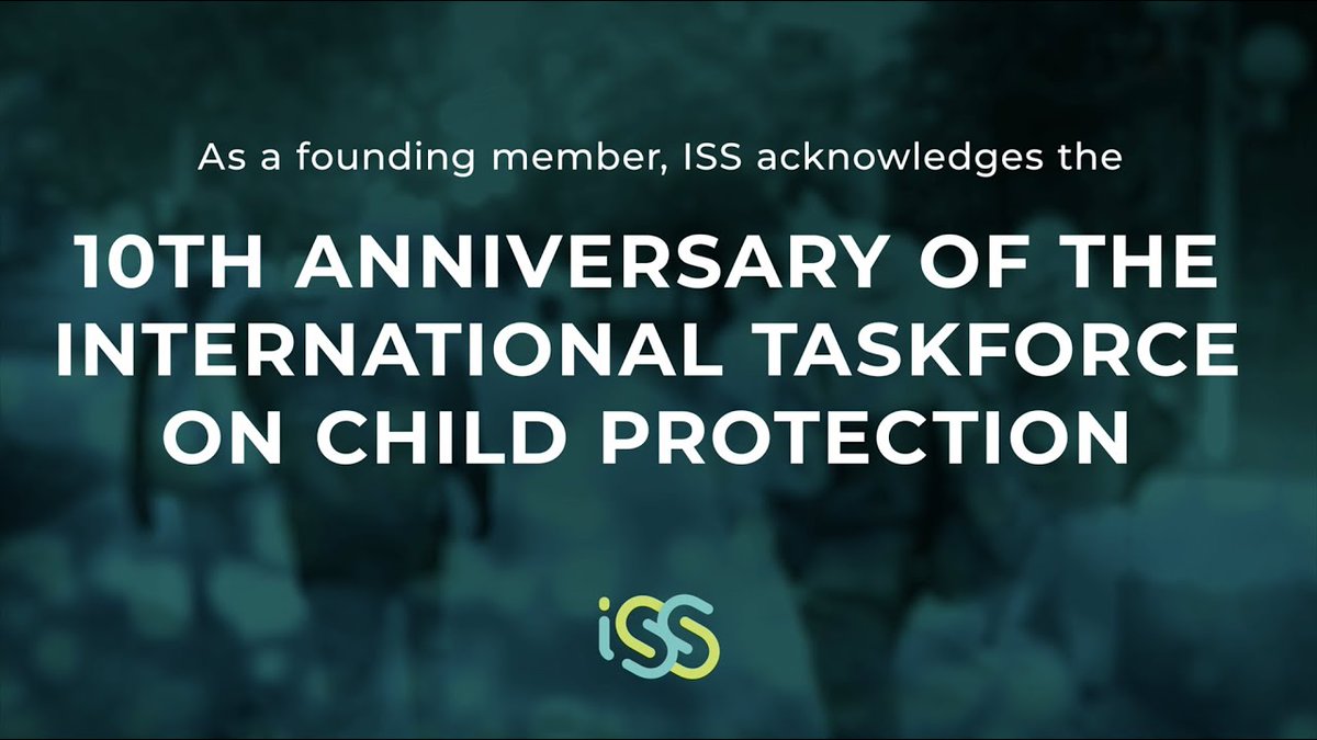 As a founding member, ISS acknowledges the 10th Anniversary of the International Taskforce on Child Protection (ITFCP). Hear reflections from ISS leaders and key members of the #ITFCP on this collective effort for positive change: iss.education/ITFCP-10-year #ISSedu #ChildProtection