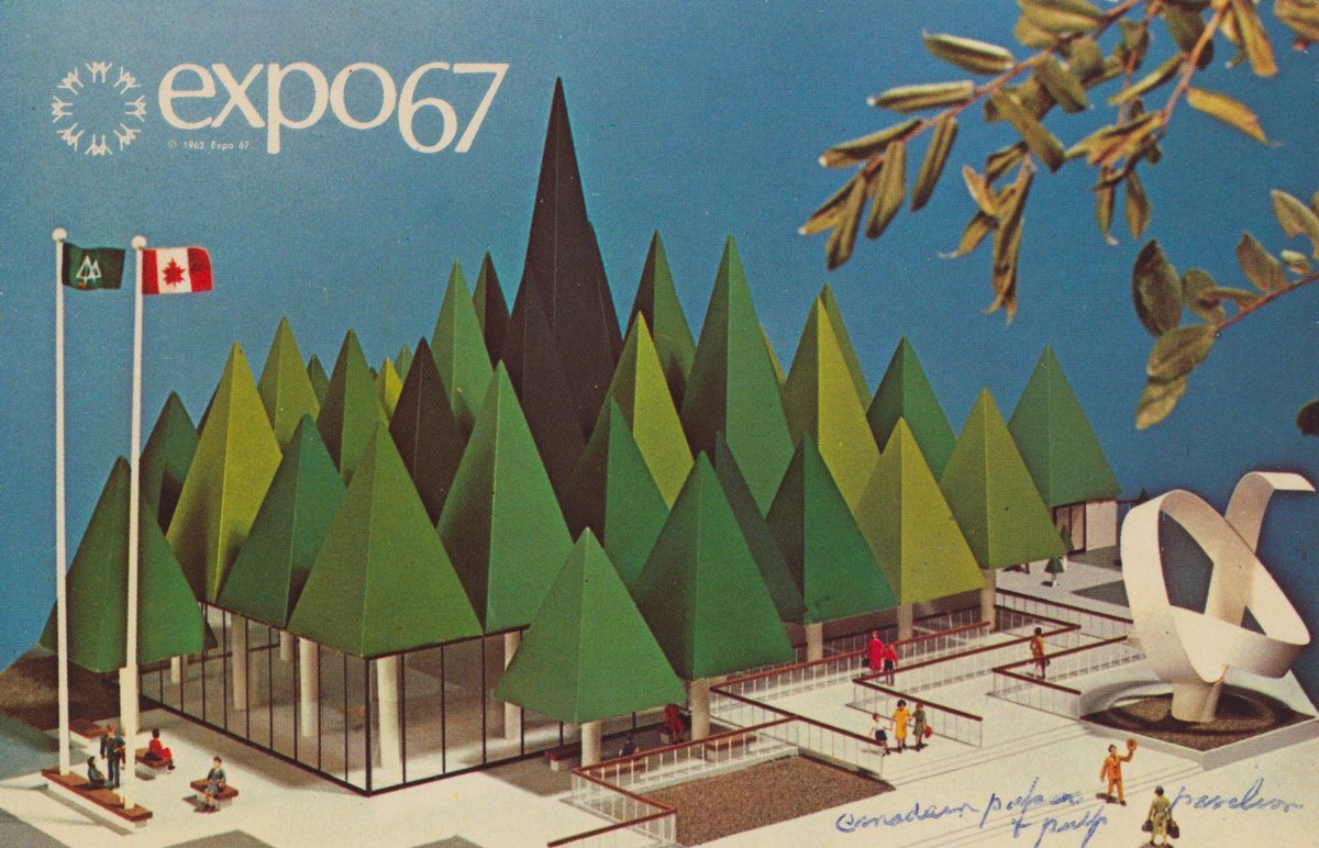 Canadian Pulp and Paper Pavilion at #Expo '67, #Montreal.