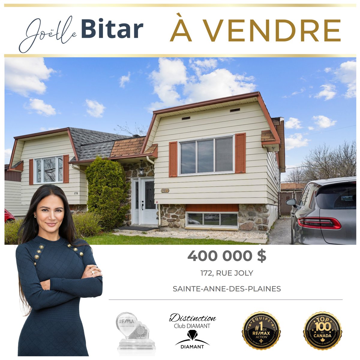 JOELLE BITAR
À VENDRE I FOR SALE
joellebitar.com/inscriptions/1…

172 RUE JOLY
SAINTE-ANNE-DES-PLAINES
PRIX: 400 000$

#joellebitar #topbroker #remaxaction #realestatebroker #internationalrealestate #agentimmobilier #courtierimmobilier #realestateagent #realestate #realestateinvestements