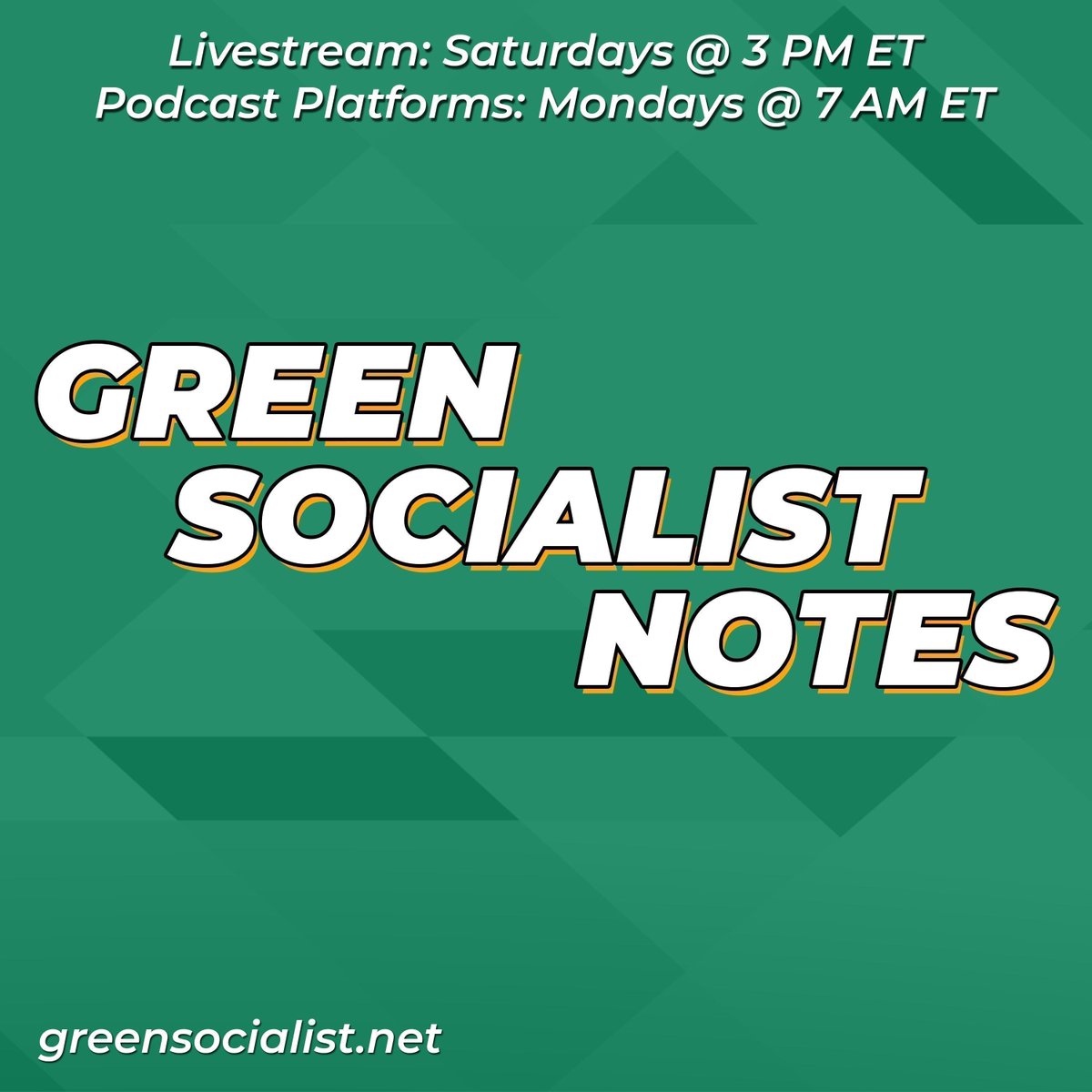 The latest #GreenSocialist podcast is out on most podcast platforms!

Listen at podcasters.spotify.com/pod/show/green…