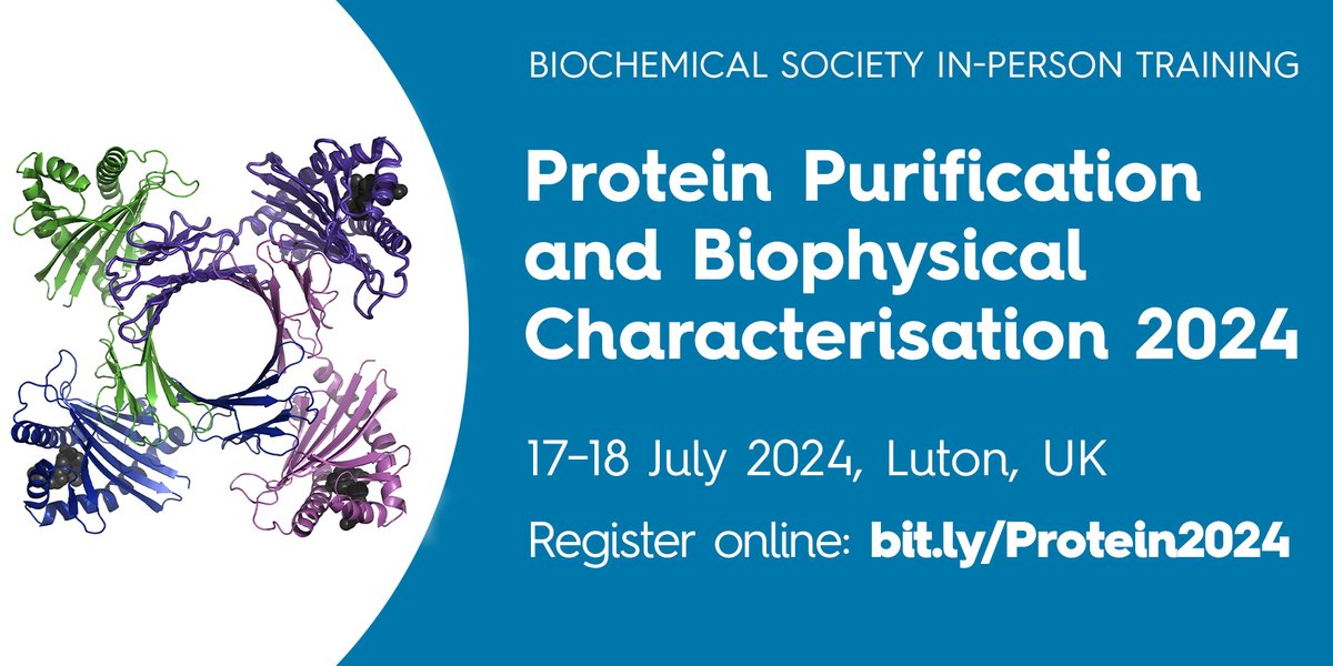 There's still time to register for our Protein Purification and Biophysical Characterisation training event at the University of Bedfordshire! Learn about the latest hardware required for protein purification with lectures and hands-on training. ow.ly/Fby150RuYTg