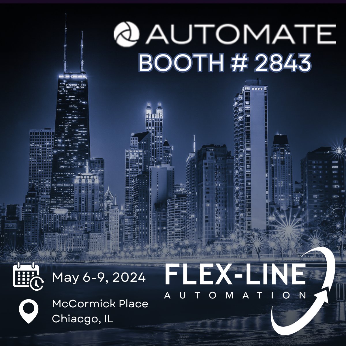Happy first day of AUTOMATE 2024! See you soon in booth # 2843!

#automate #tradeshow #automationshow #bestoneyet