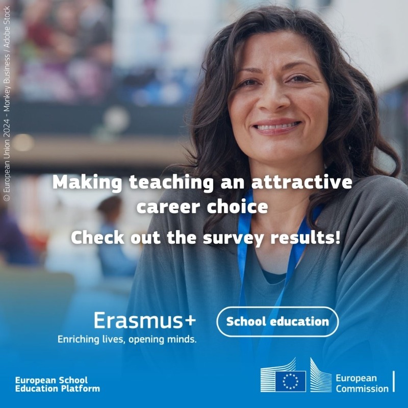 Check out the results of the survey on the attractiveness of teachers’ careers! With 1685 respondents, it uncovers valuable perspectives on what motivates, empowers, and even what challenges educators in their career paths. 👉 europa.eu/!n6chHY #EUSchoolEducation