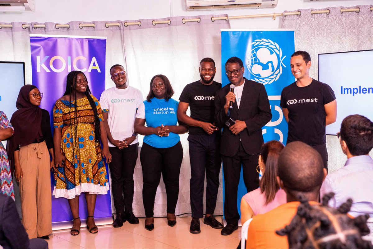 Exciting start to the latest #UNICEFStartUpLab cohort! Welcoming 25 innovative startups from #Ghana, focusing on education, health, climate action, and more. @FiachraMcAsey, UNICEF Deputy Rep, emphasized the journey of learning and collaboration ahead.