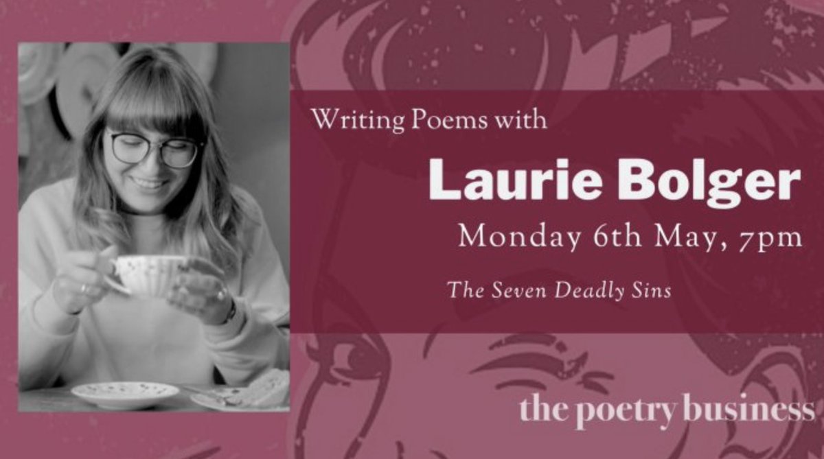 Come & spice up your bank holiday Monday with Writing: The Seven Deadly Sins THIS EVENING @7pm! poetrybusiness.co.uk/whats-on/works… All levels welcome @poetrybusiness ✍️📚💕