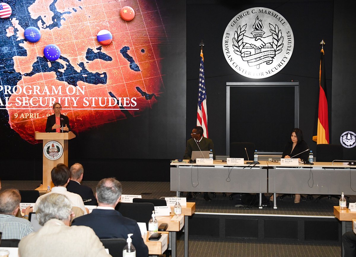 Marshall_Center's tweet photo. LAST WEEK'S RECAP. #PRSS continued with a deep dive into demographics, migration, the relationship between demography & power, & an introduction into the causes & drivers of migration. Participants applied these concepts in a simulated #UN Task Force maritime crisis scenario. https://t.co/64kEKAsy61